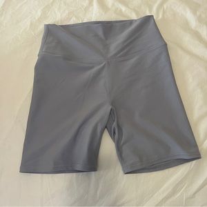 Abercrombie YPB Bike Shorts in Dusty Light Blue